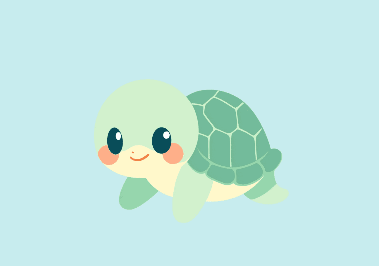 Turtle Gang original repeating artwork