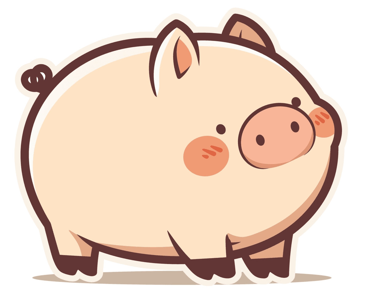 Cute Piglet 002 original repeating artwork