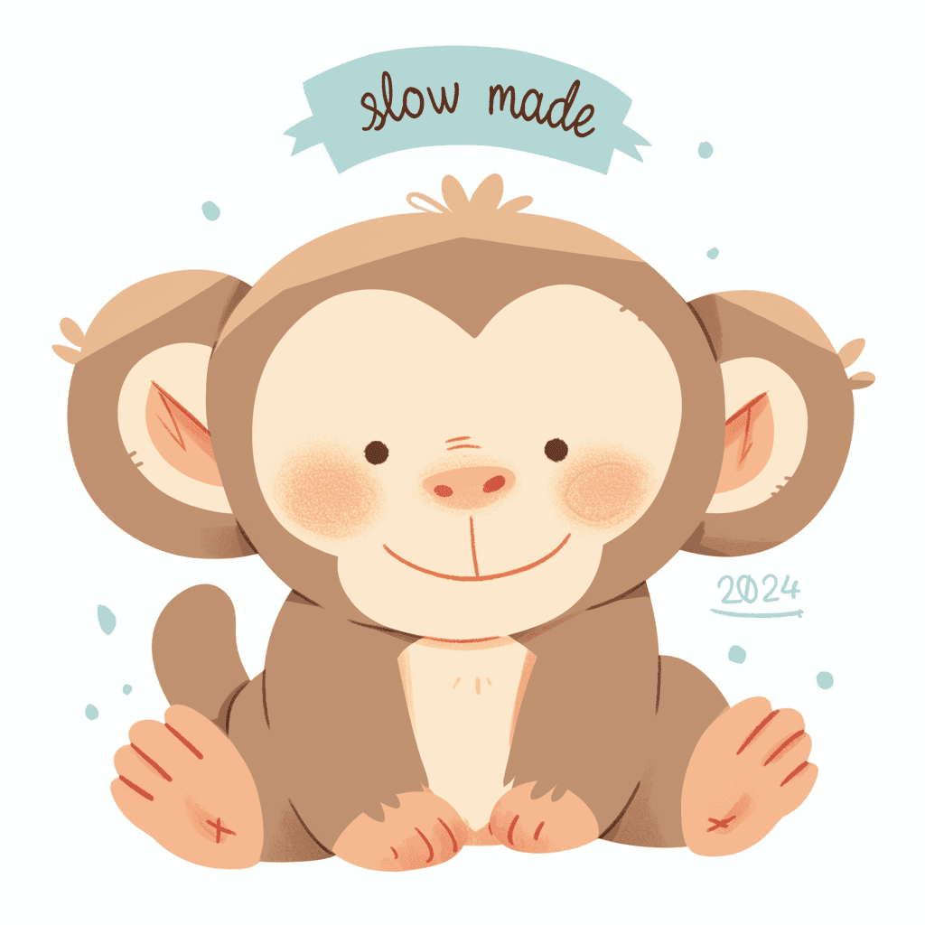 Monkey Burst original repeating artwork