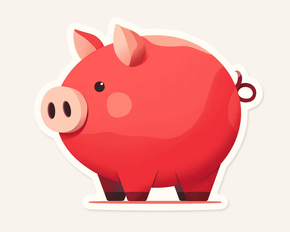 Cute Piglet Parade original repeating artwork