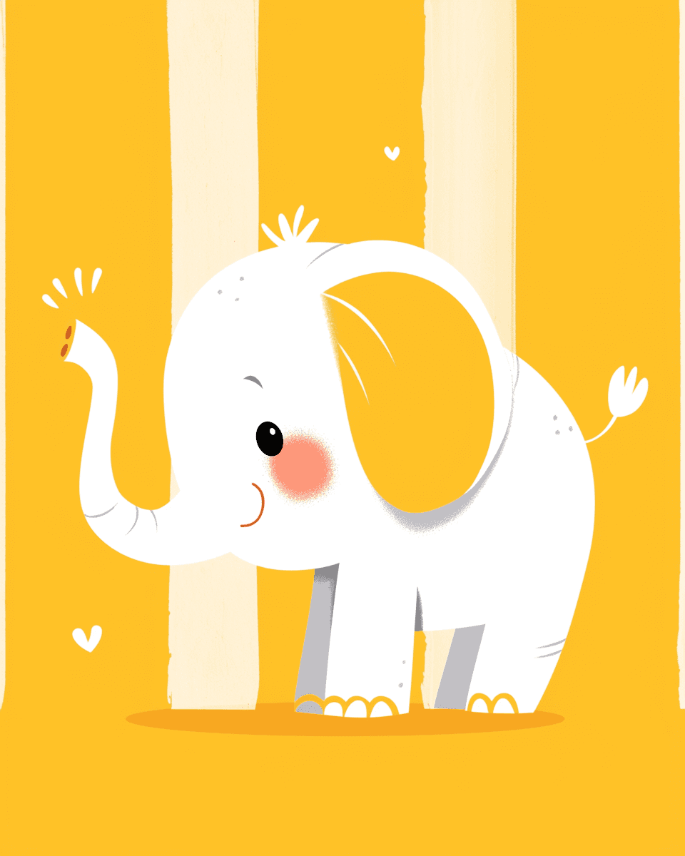 Elephant 014 original repeating artwork