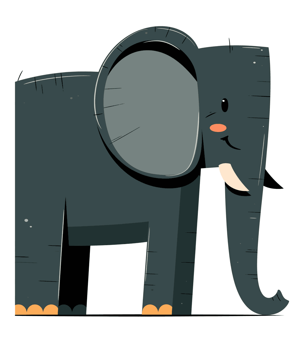 Elephant Hue original repeating artwork