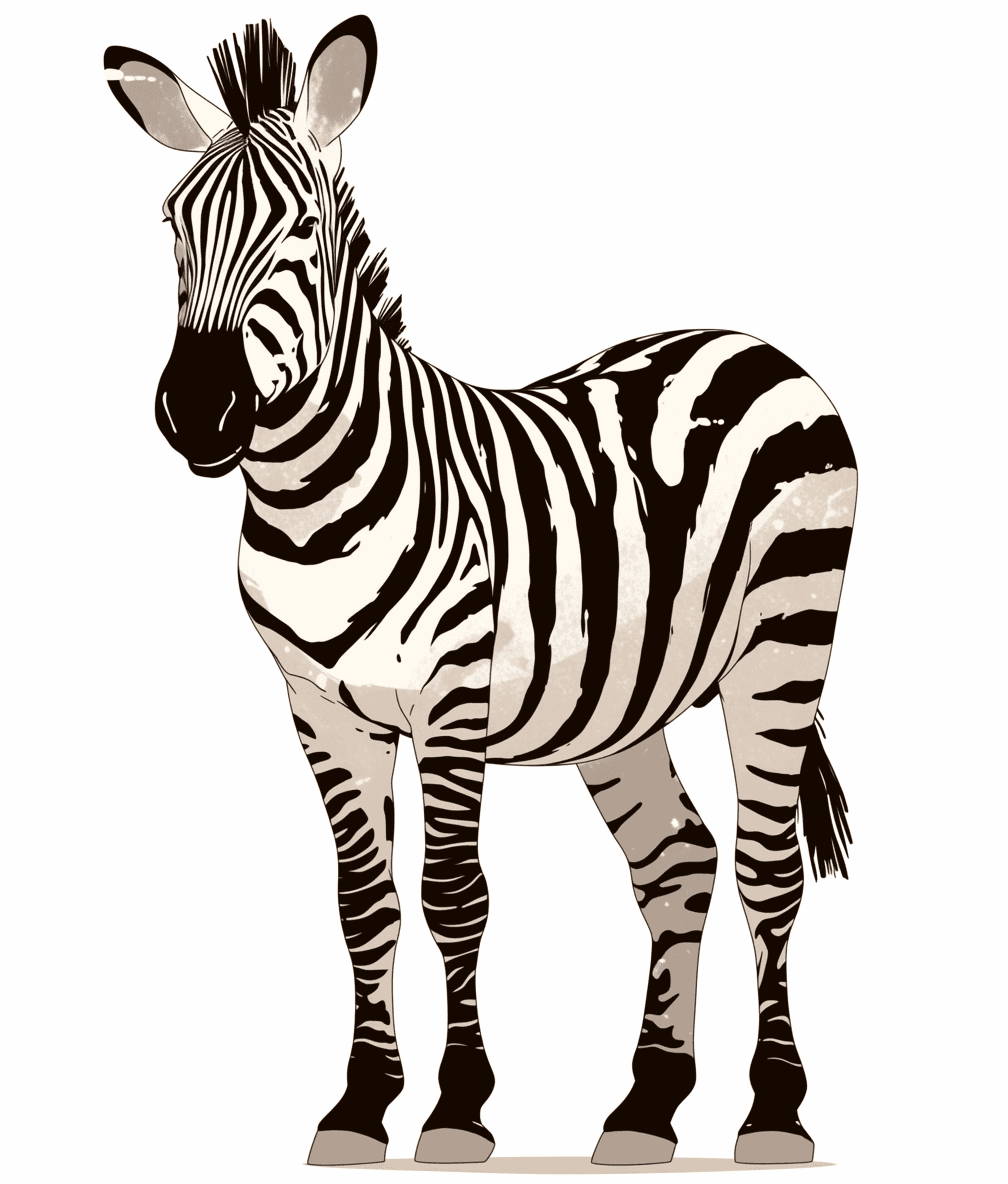 Zebra Dawn original repeating artwork