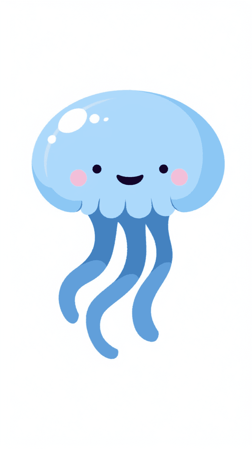Jellyfish Tribe original repeating artwork