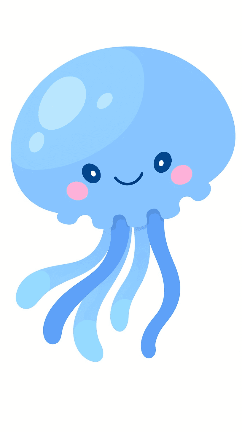 Jellyfish Gang original repeating artwork