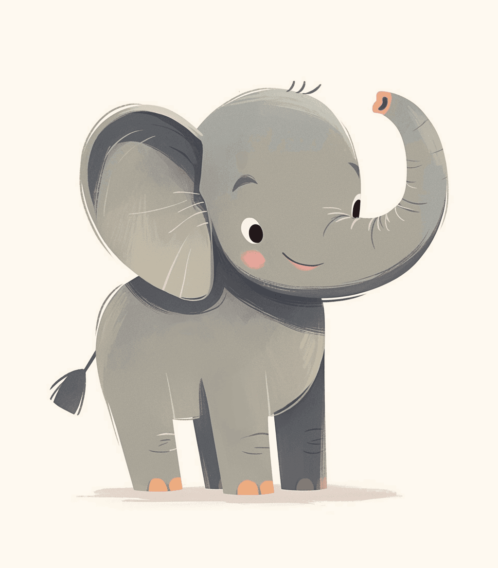 Elephant Kick original repeating artwork