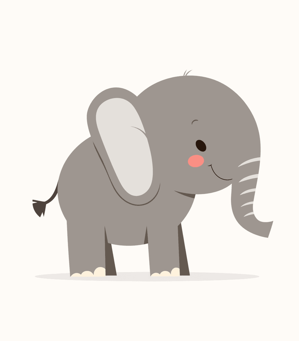 Elephant Flip original repeating artwork