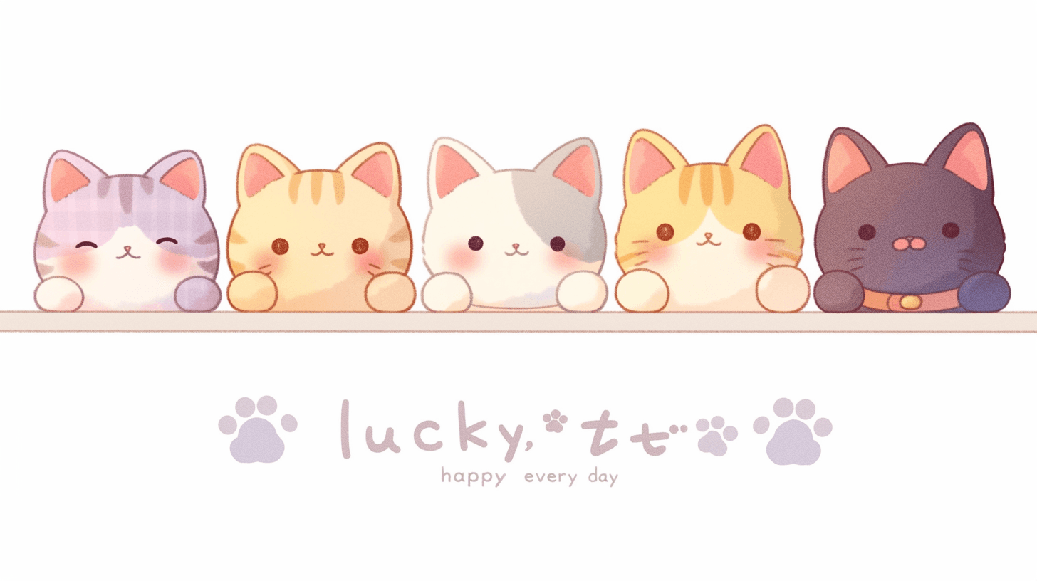 Cat 361 original repeating artwork