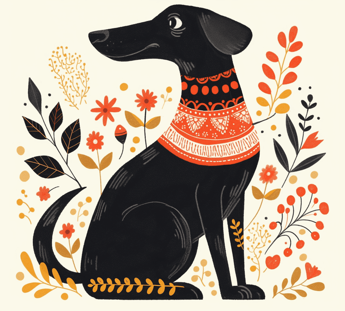 Dog 193 original repeating artwork