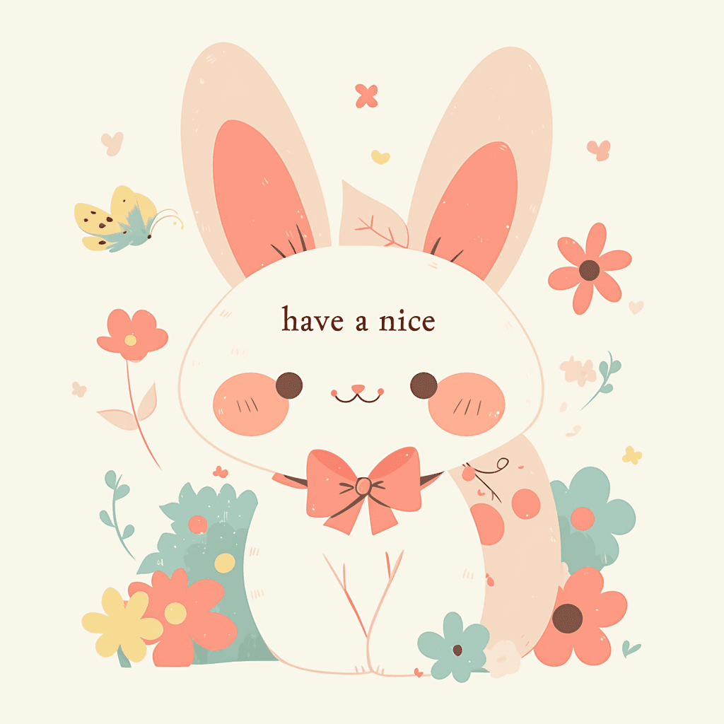 Bunny 343 original repeating artwork