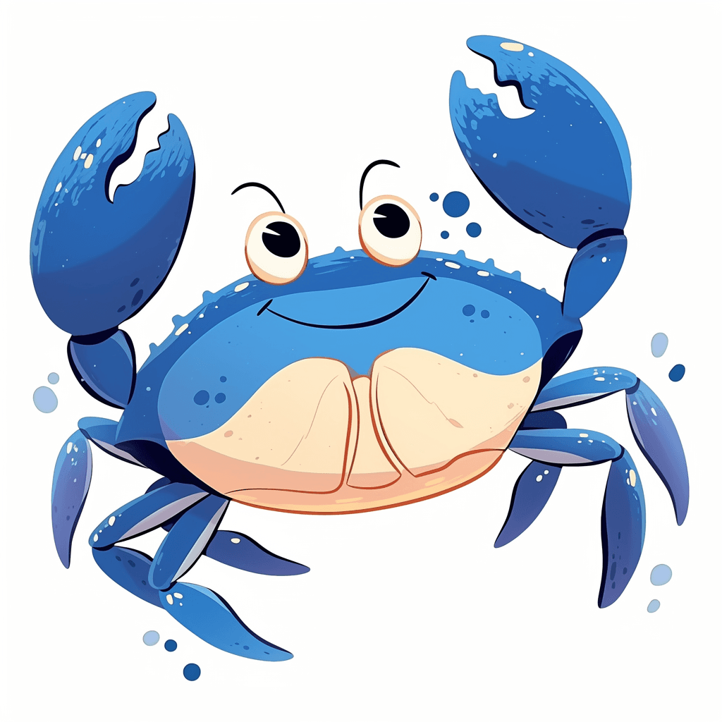 Crab Kick original repeating artwork