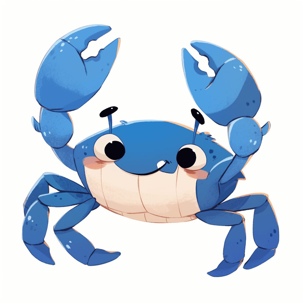 Crab Fizz original repeating artwork