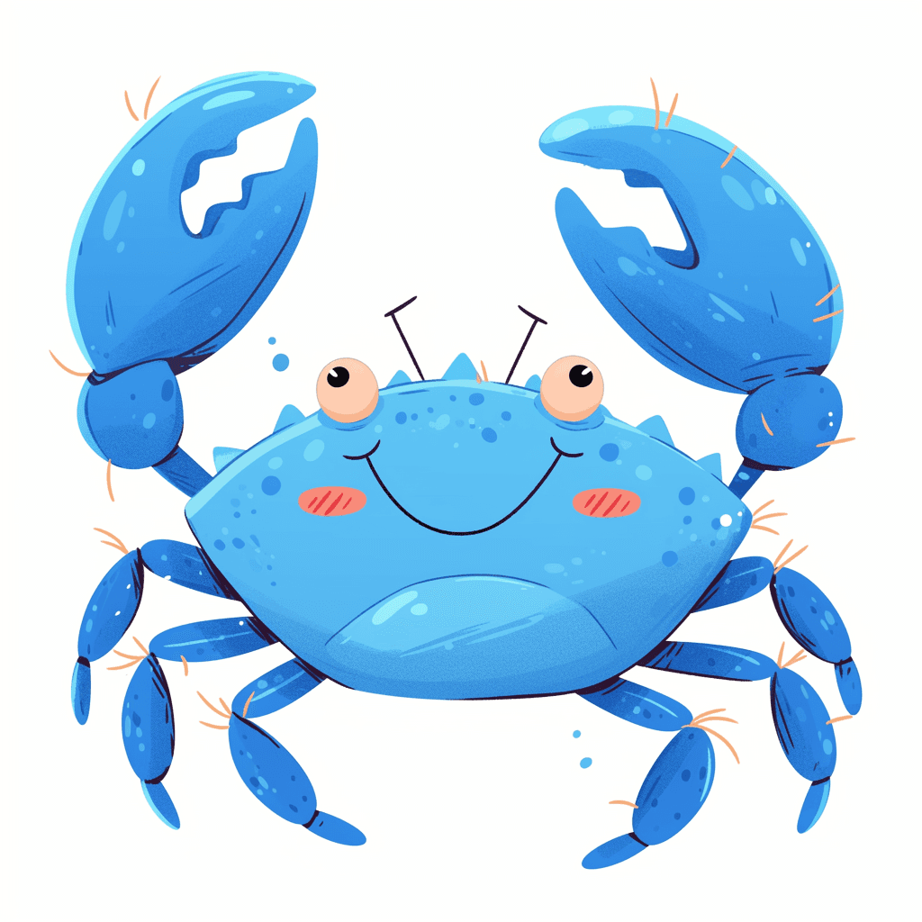 Crab Slide original repeating artwork