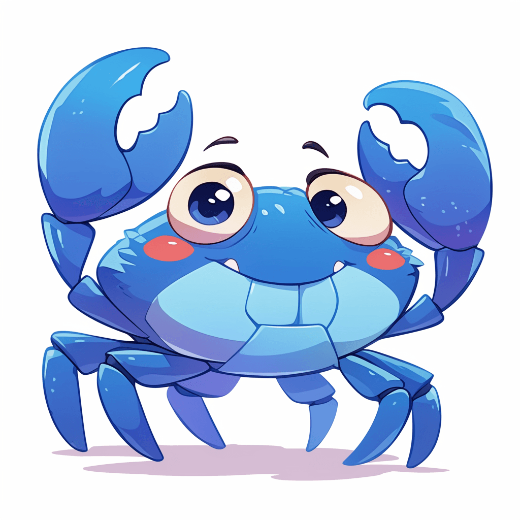 Crab Zip original repeating artwork