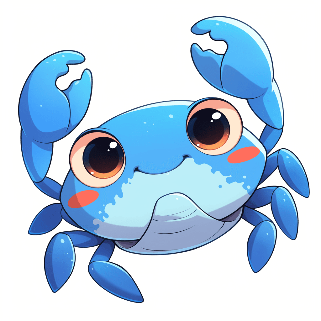 Crab Spin original repeating artwork