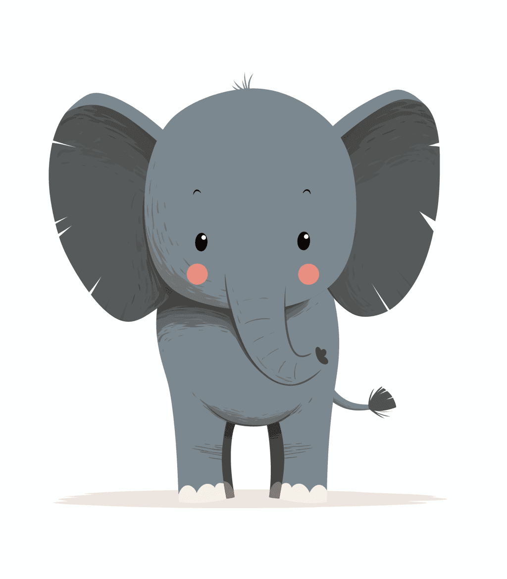 Elephant Shade original repeating artwork