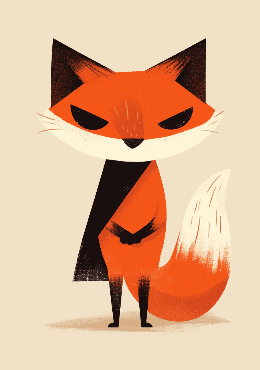 Fox Carnival original repeating artwork