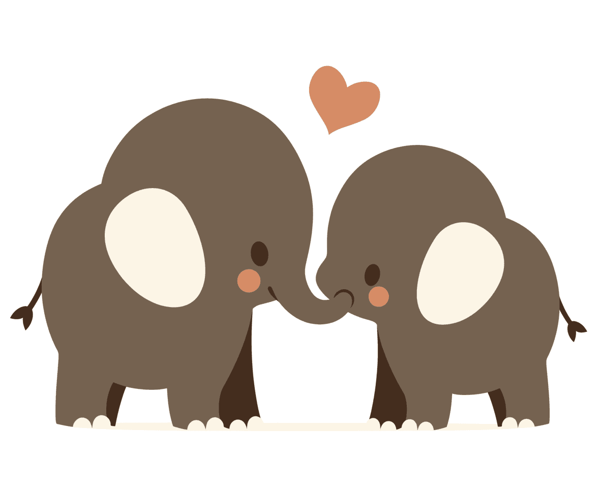 Elephant Zip original repeating artwork