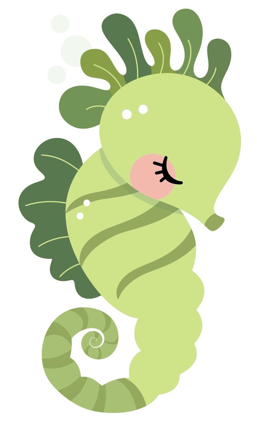 Seahorse 002 original repeating artwork