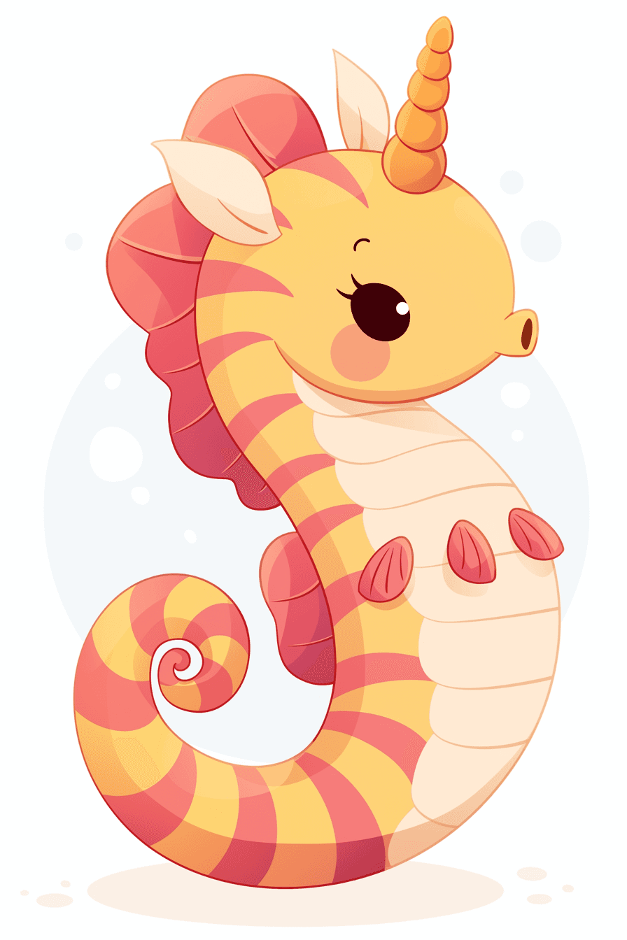 Seahorse Tribe original repeating artwork