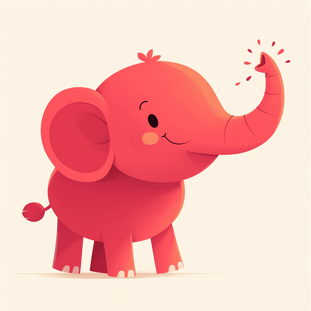Elephant Carnival original repeating artwork