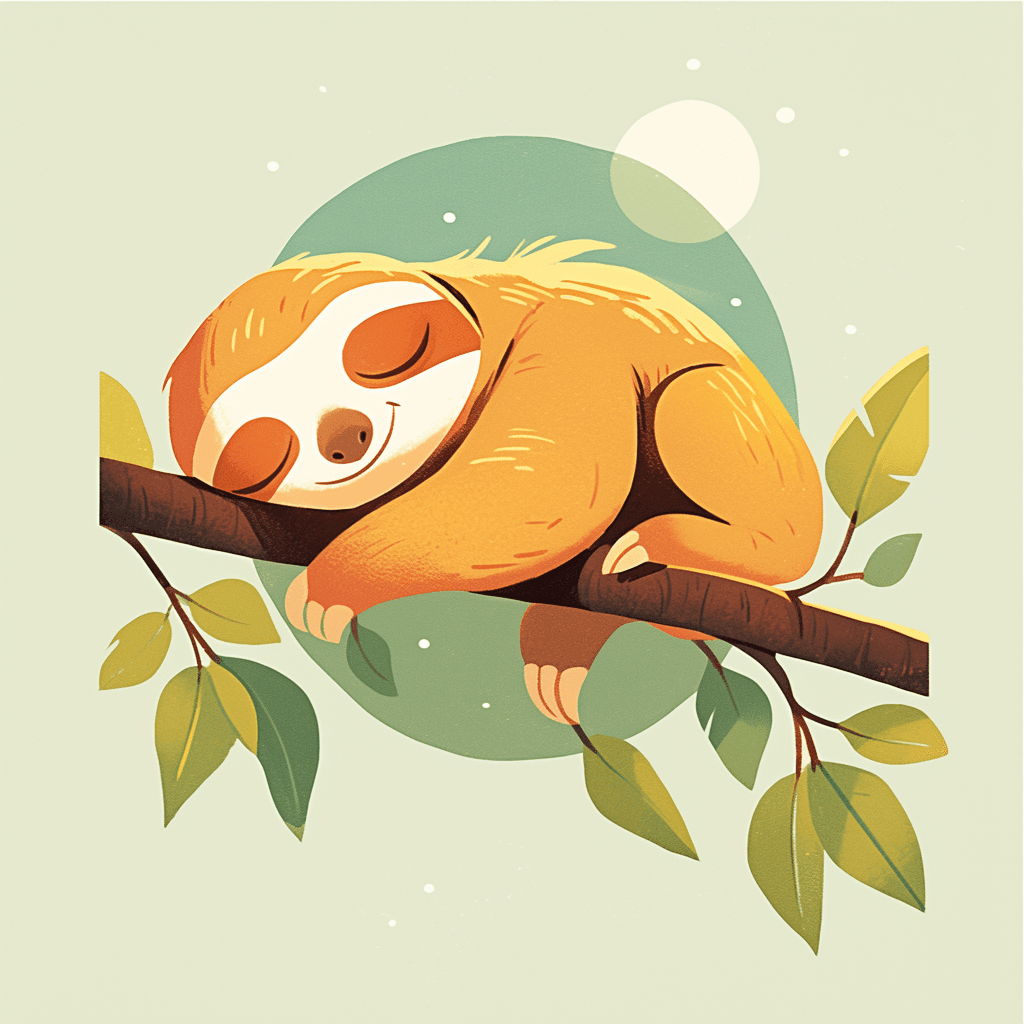 Sloth Groove original repeating artwork