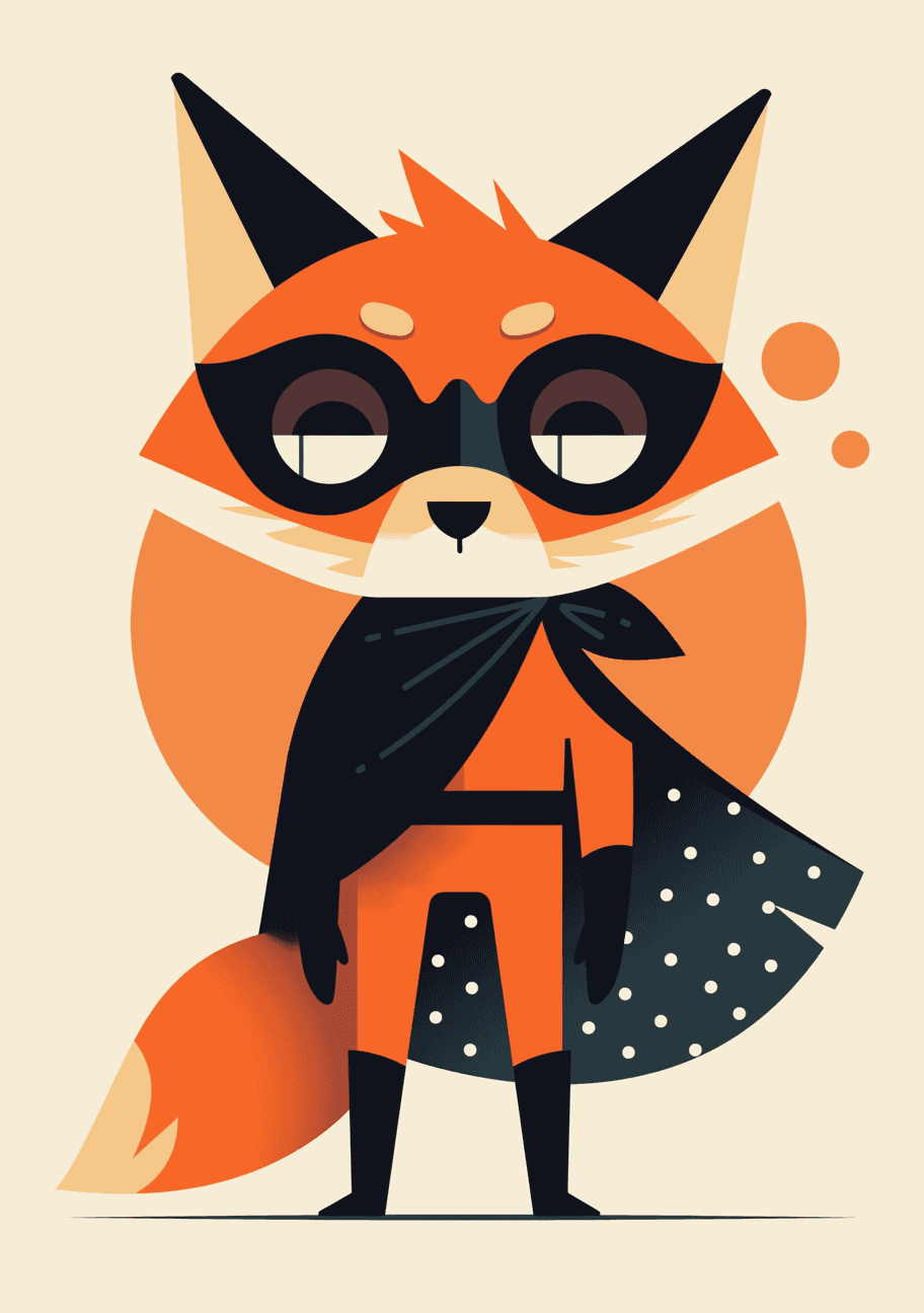 Fox Session original repeating artwork