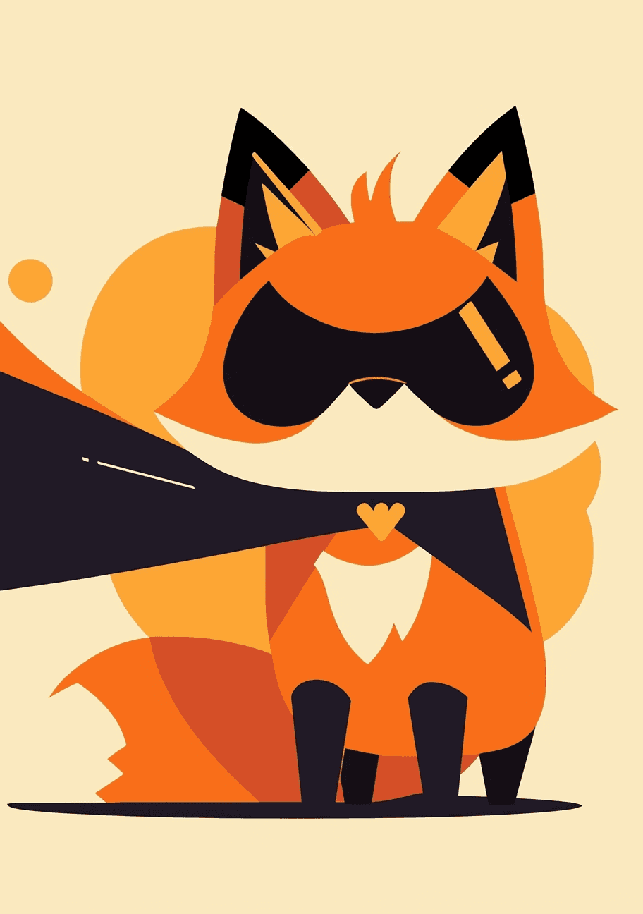 Fox Tribe original repeating artwork