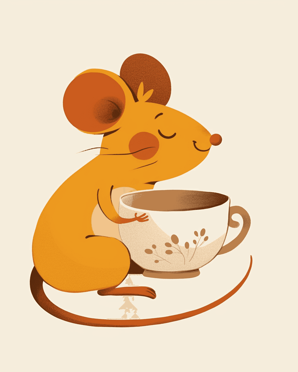 Mouse Rush original repeating artwork