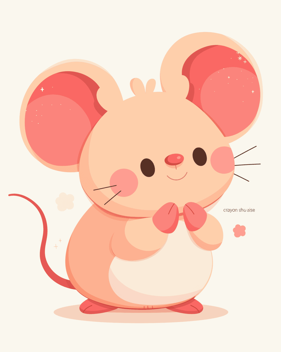 Mouse Pop original repeating artwork