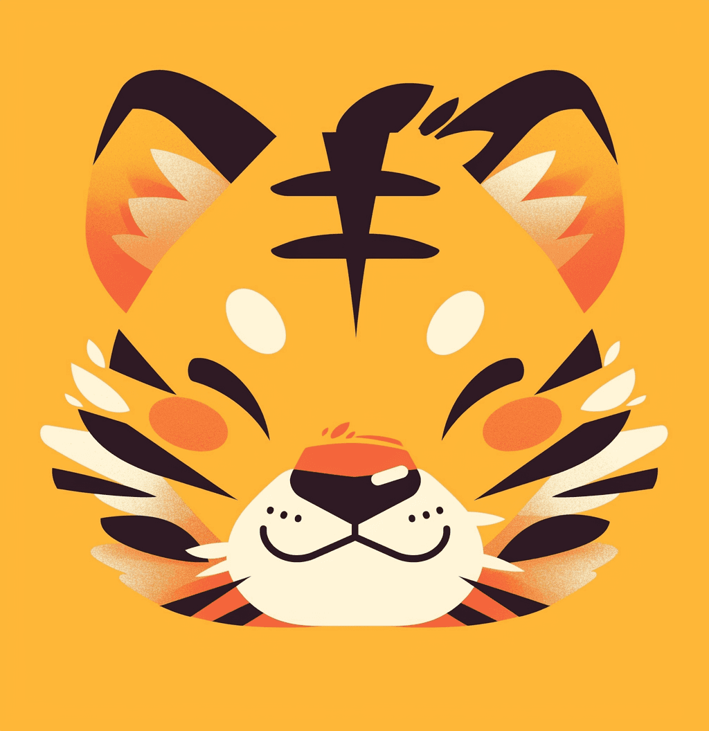 Tiger Originals original repeating artwork
