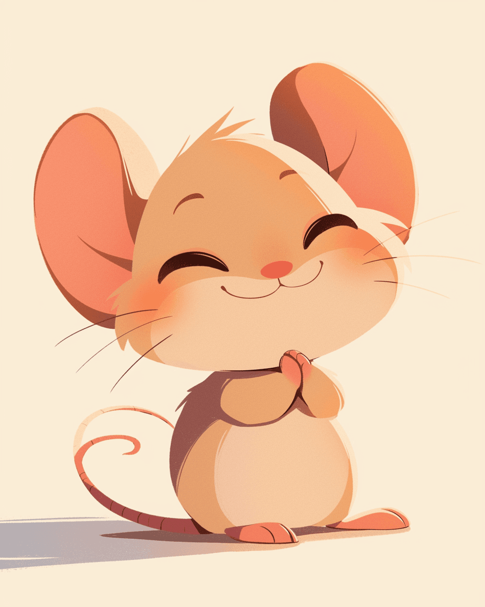 Mouse Loop original repeating artwork