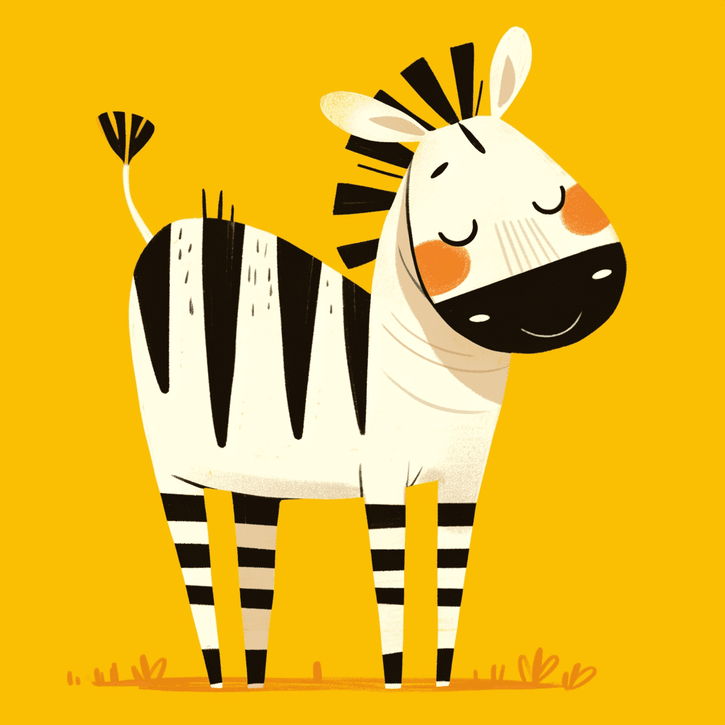 Zebra Bold original repeating artwork
