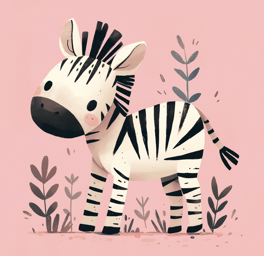 Zebra Tone original repeating artwork