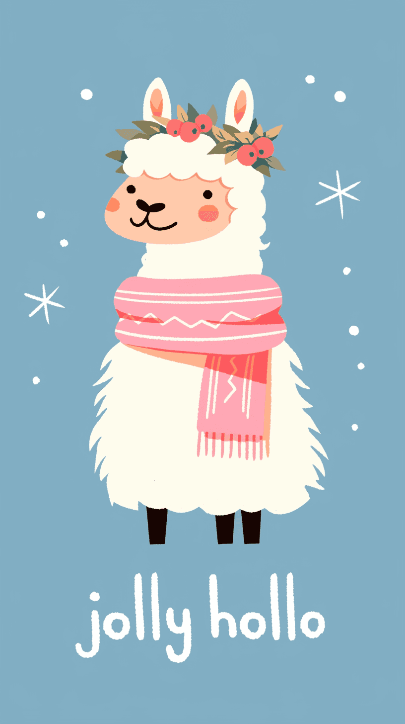 Sheep Midnight original repeating artwork