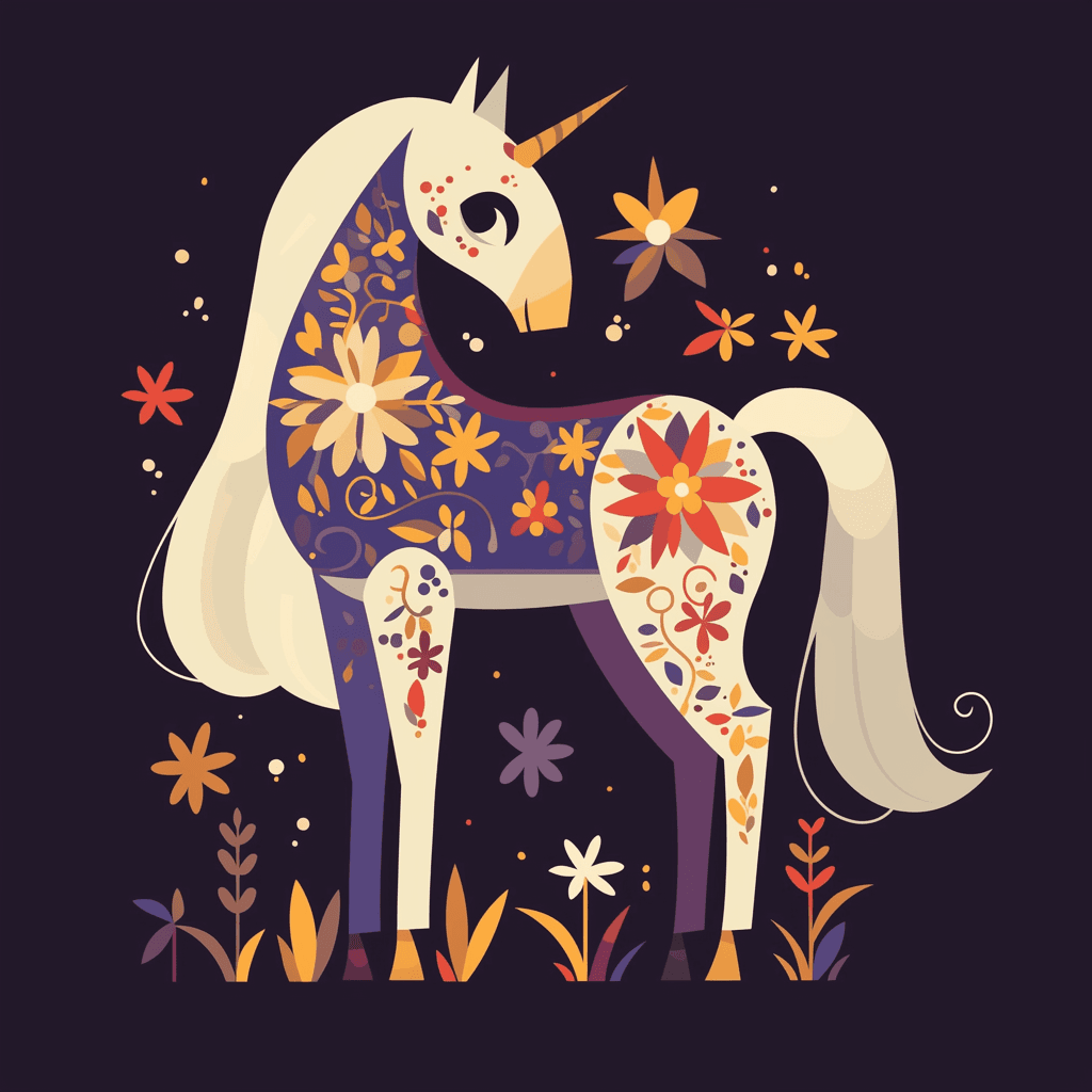 Horse Ivory original repeating artwork