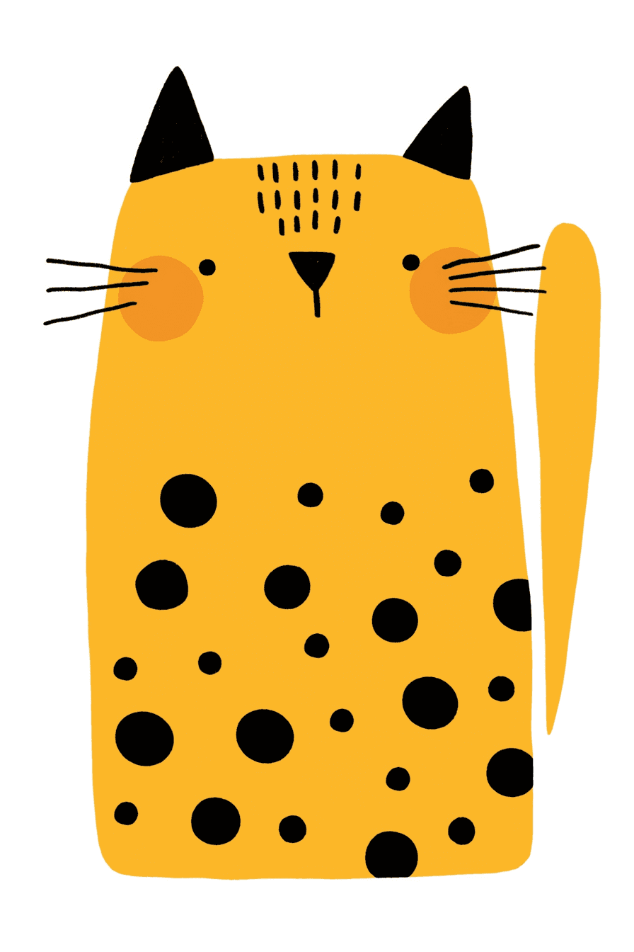 Cat 377 original repeating artwork
