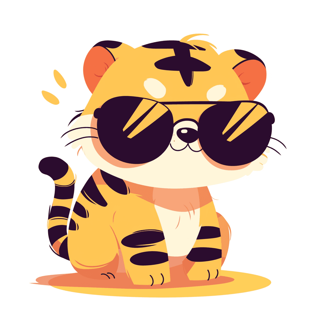 Tiger 016 original repeating artwork