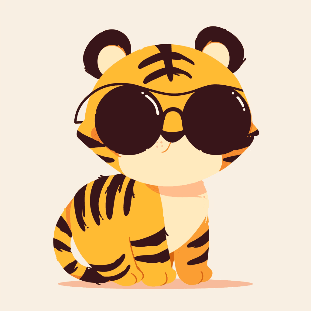 Tiger Jam original repeating artwork
