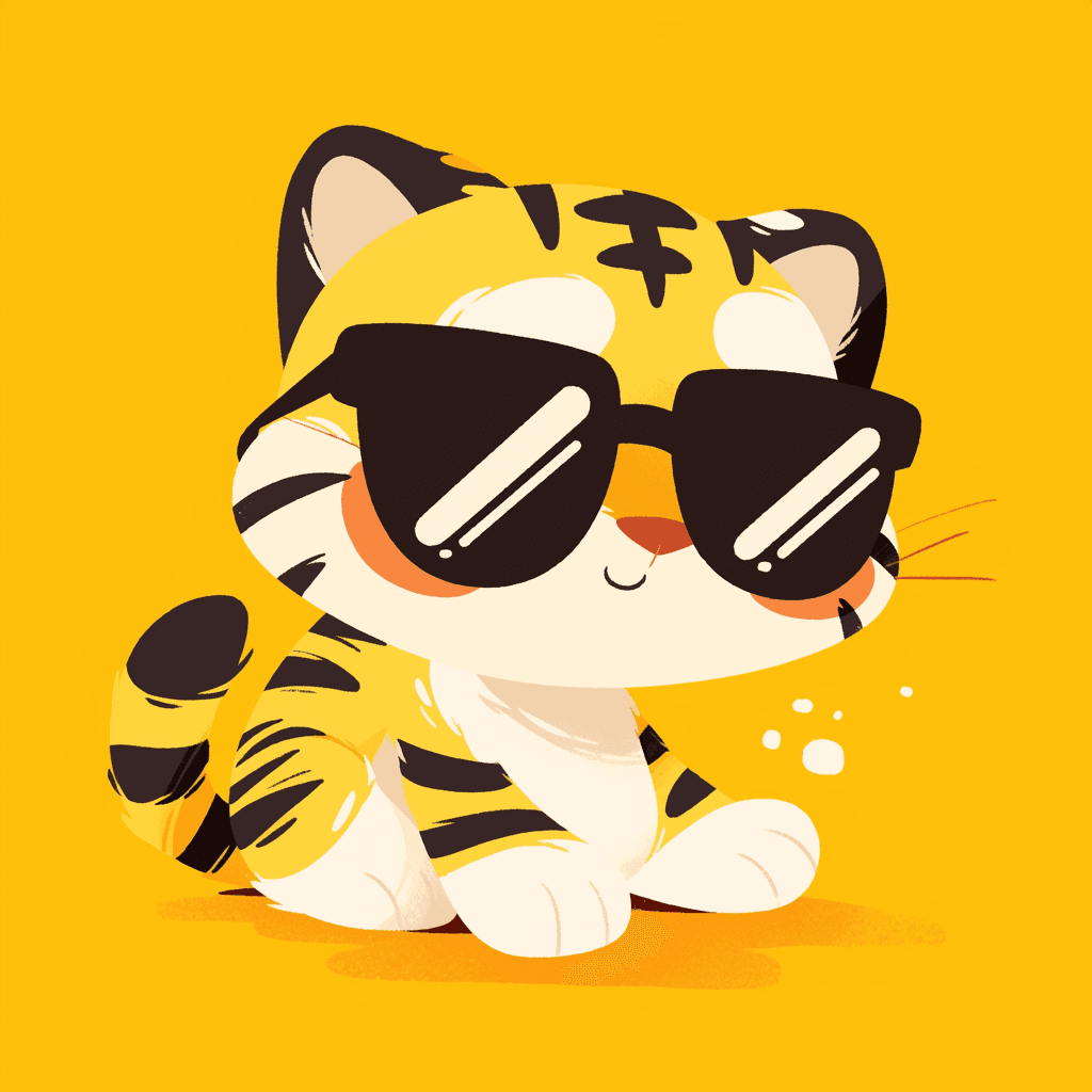 Tiger 001 original repeating artwork
