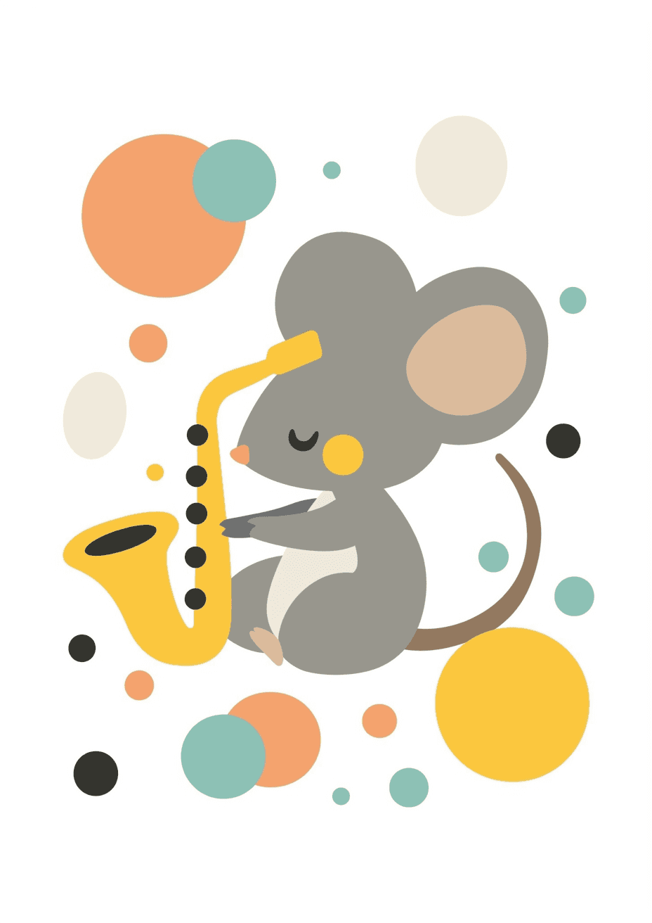 Mouse 003 original repeating artwork