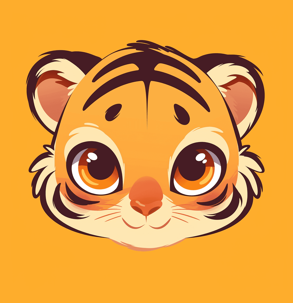 Tiger 010 original repeating artwork