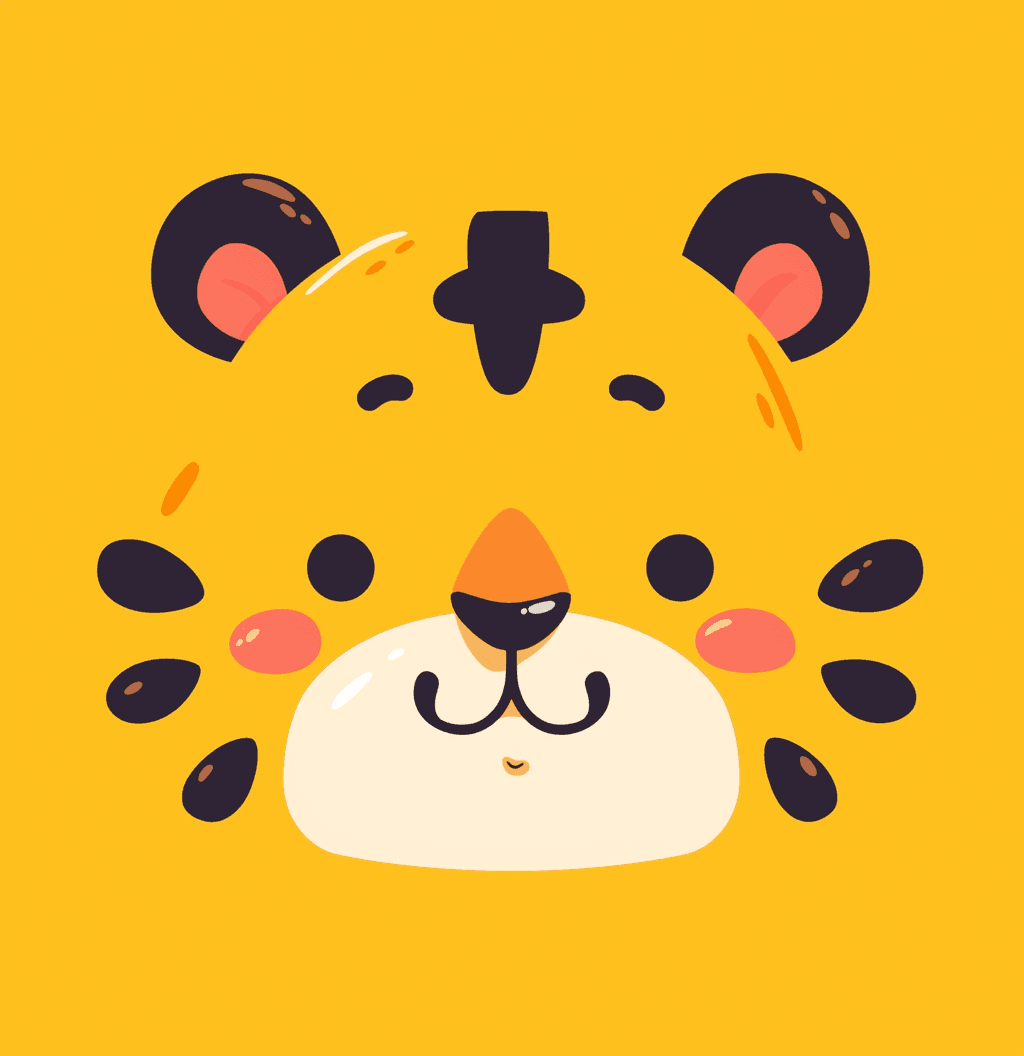 Tiger 009 original repeating artwork