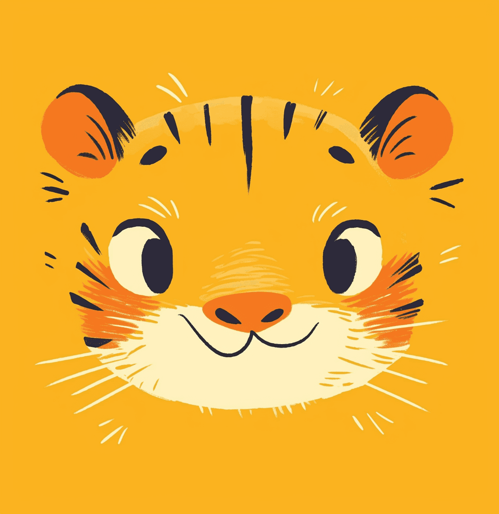 Tiger Coast original repeating artwork