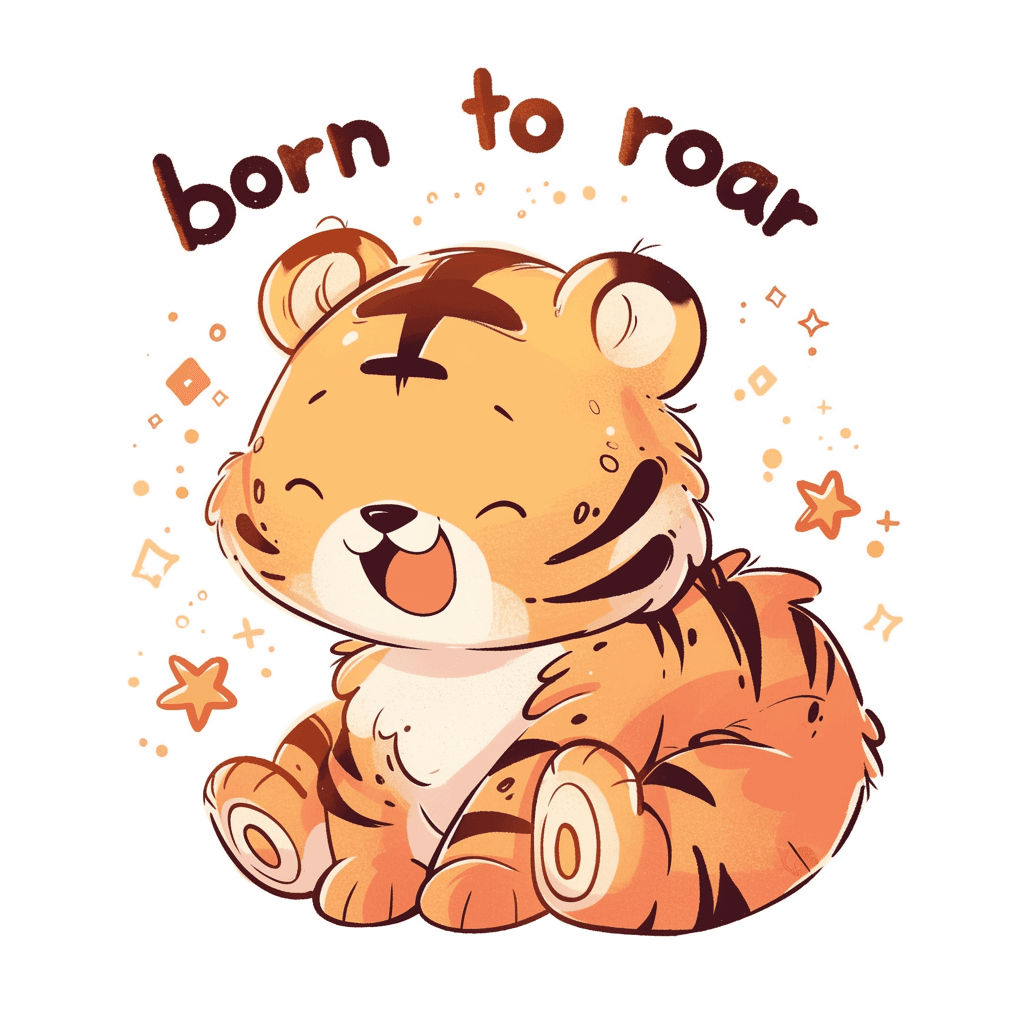Tiger East original repeating artwork