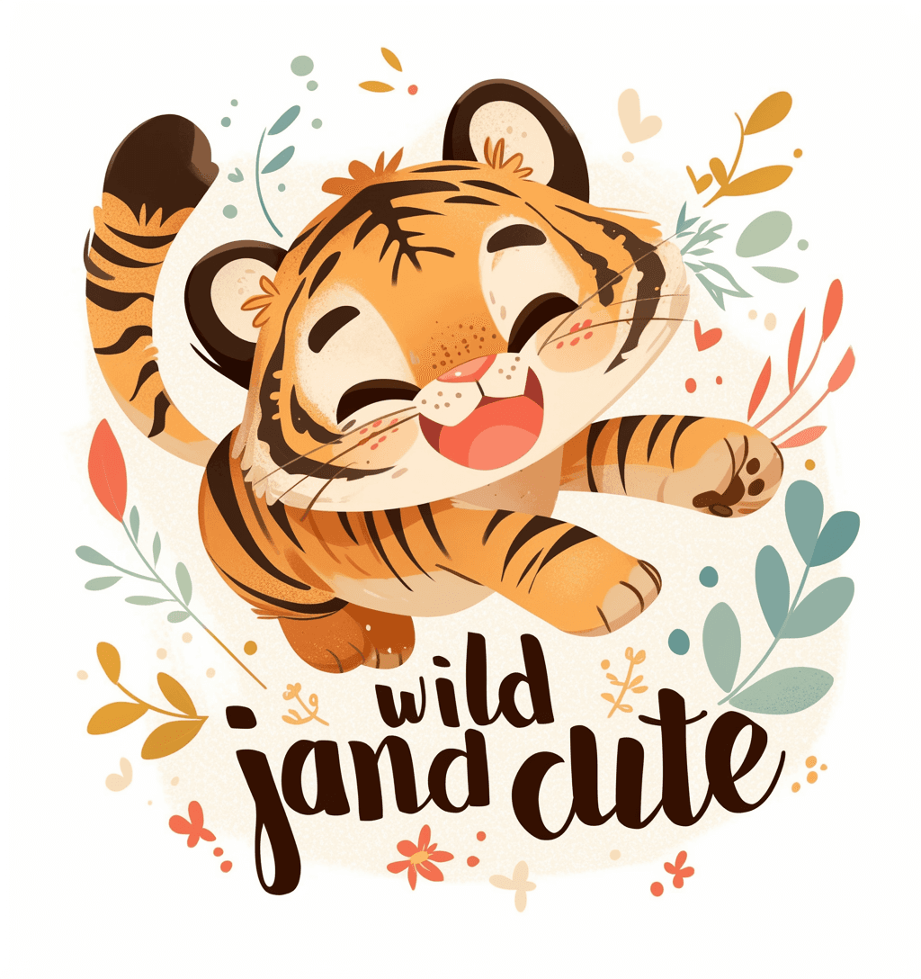 Tiger 014 original repeating artwork