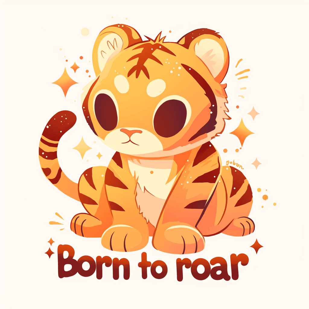 Tiger 017 original repeating artwork