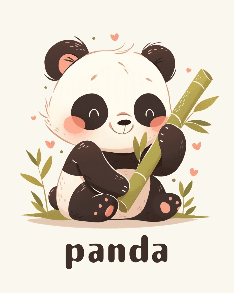 Panda Prism original repeating artwork