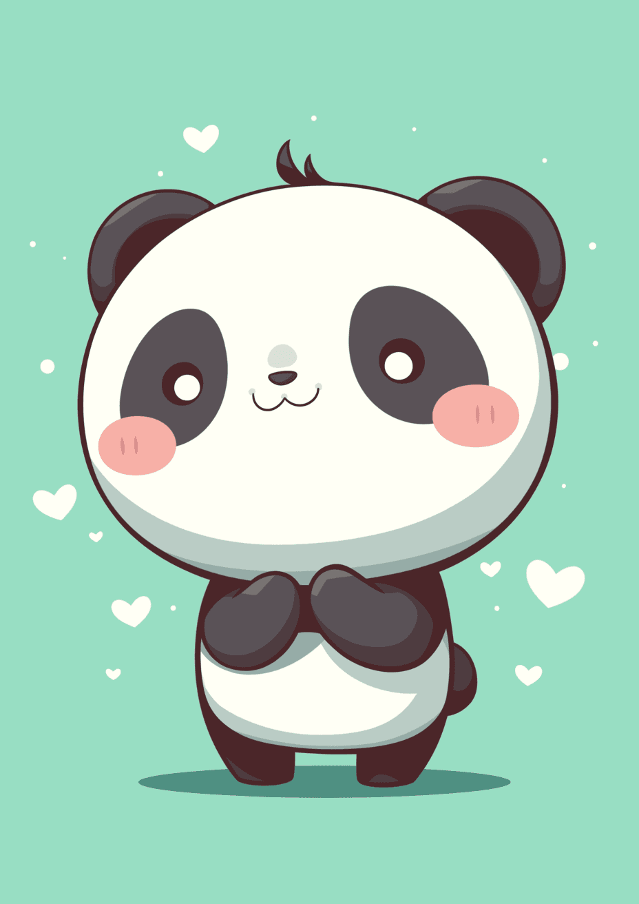 Panda Team original repeating artwork