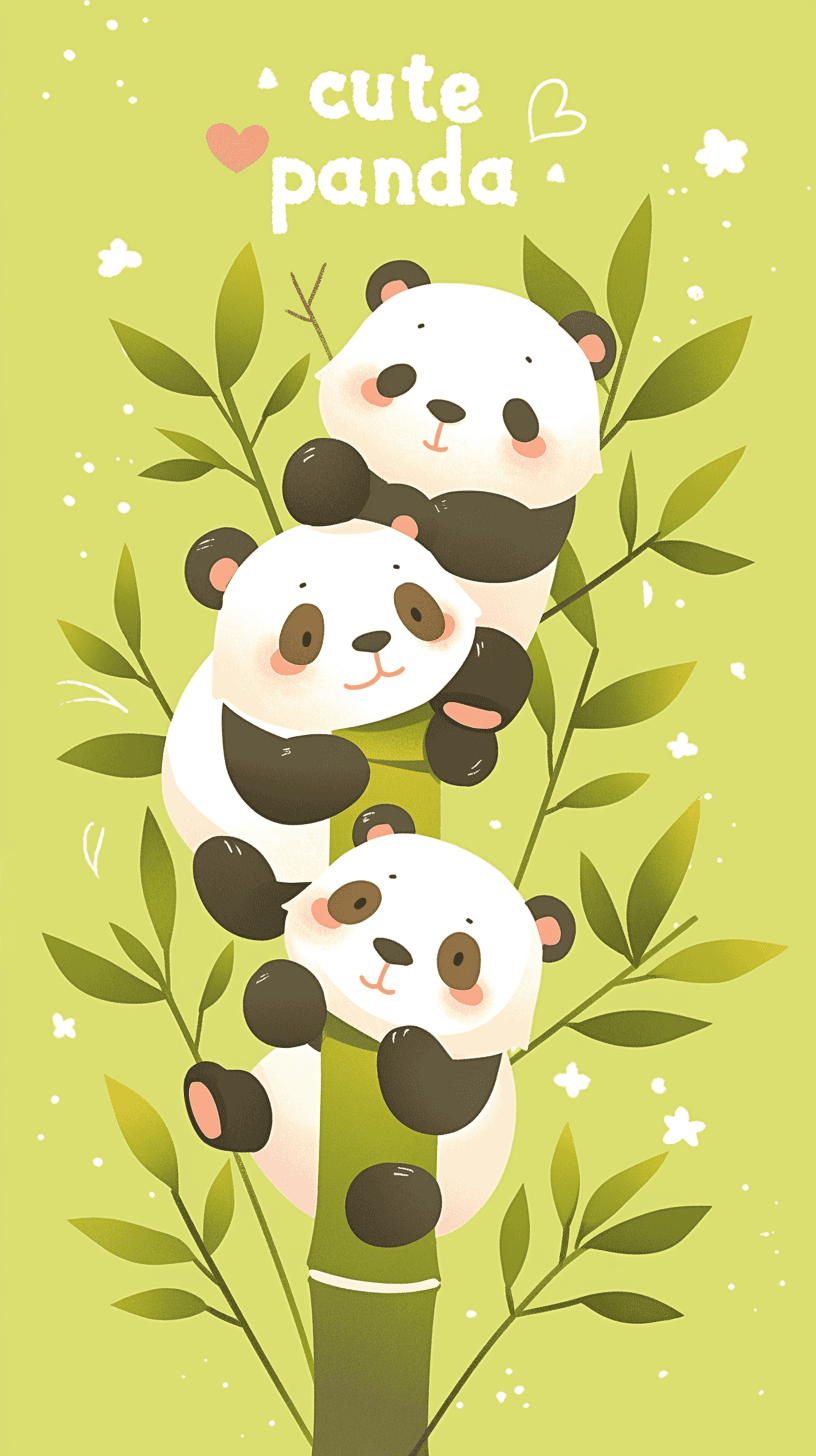 Panda 001 original repeating artwork